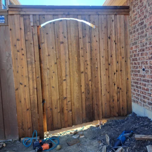 Home Wood Fence Installation