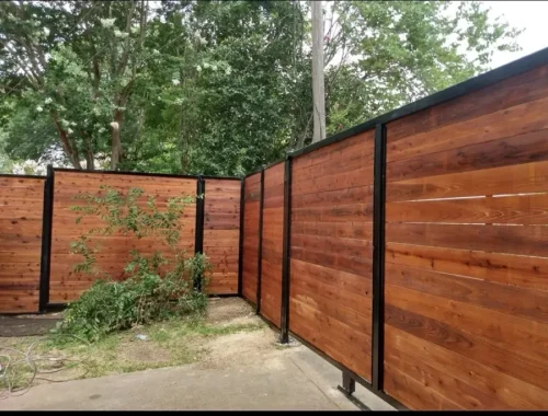 wood fencing 12
