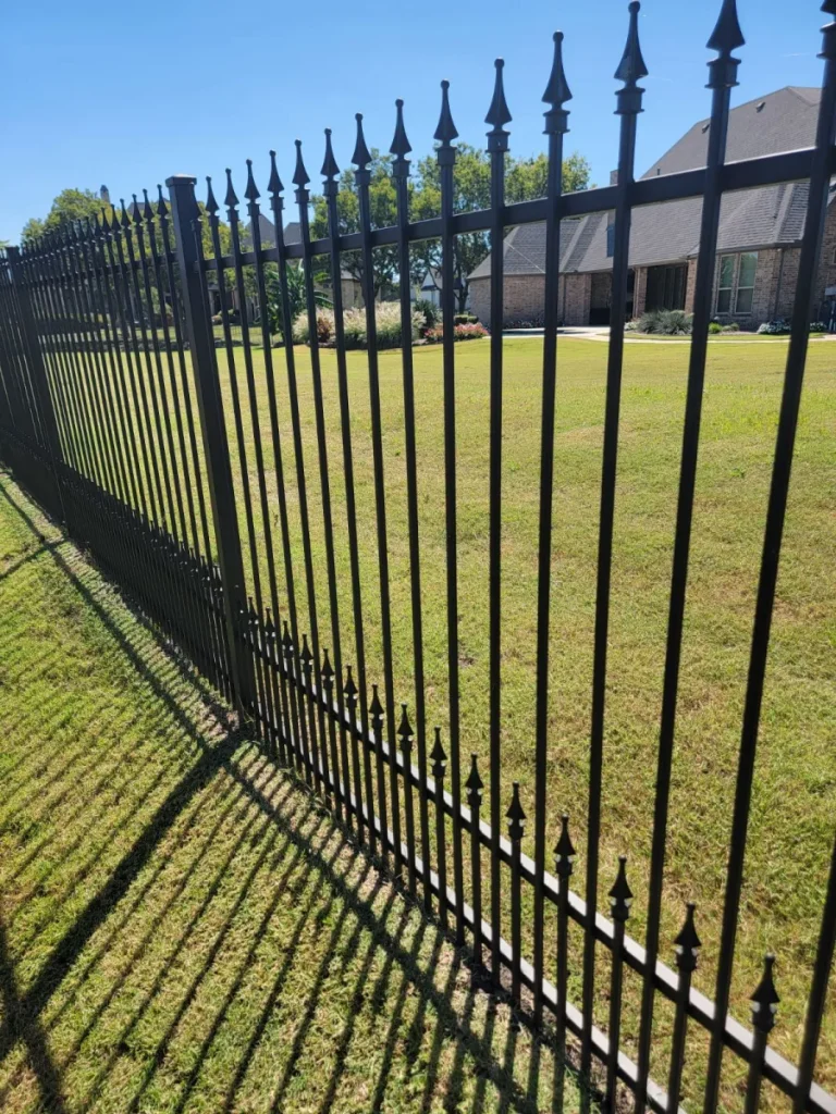 Iron fence
