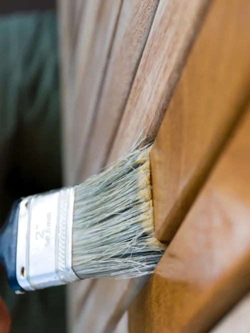 fence staining and sealing